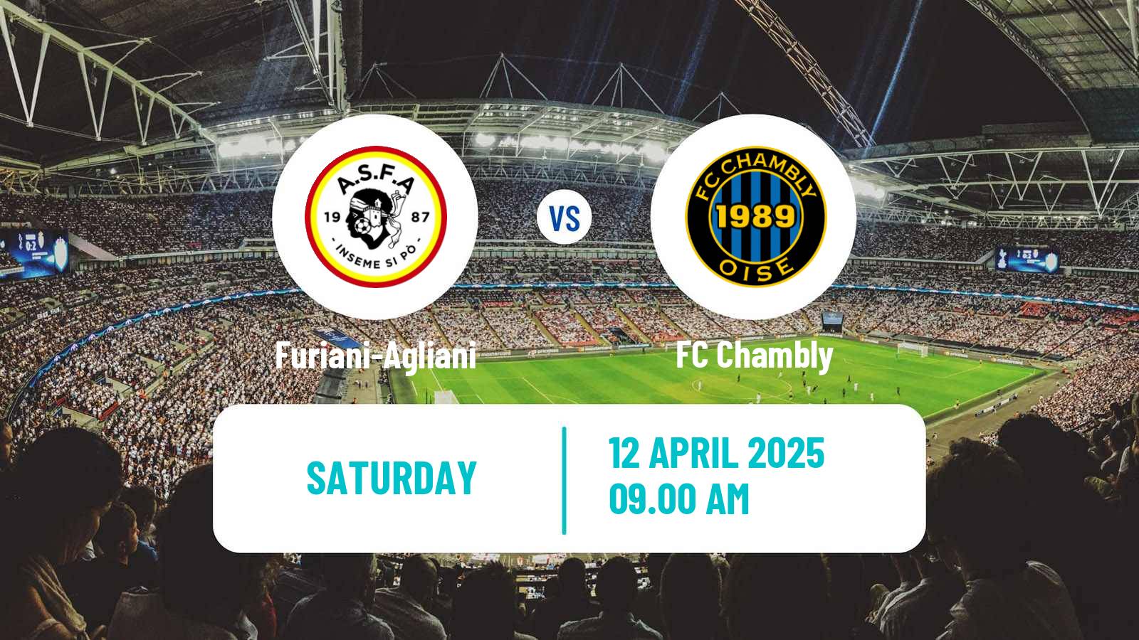 Soccer French National 2 - Group C Furiani-Agliani - Chambly