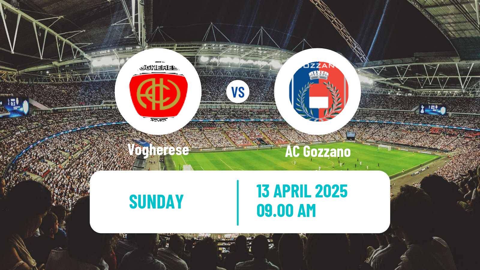Soccer Italian Serie D - Group A Vogherese - Gozzano
