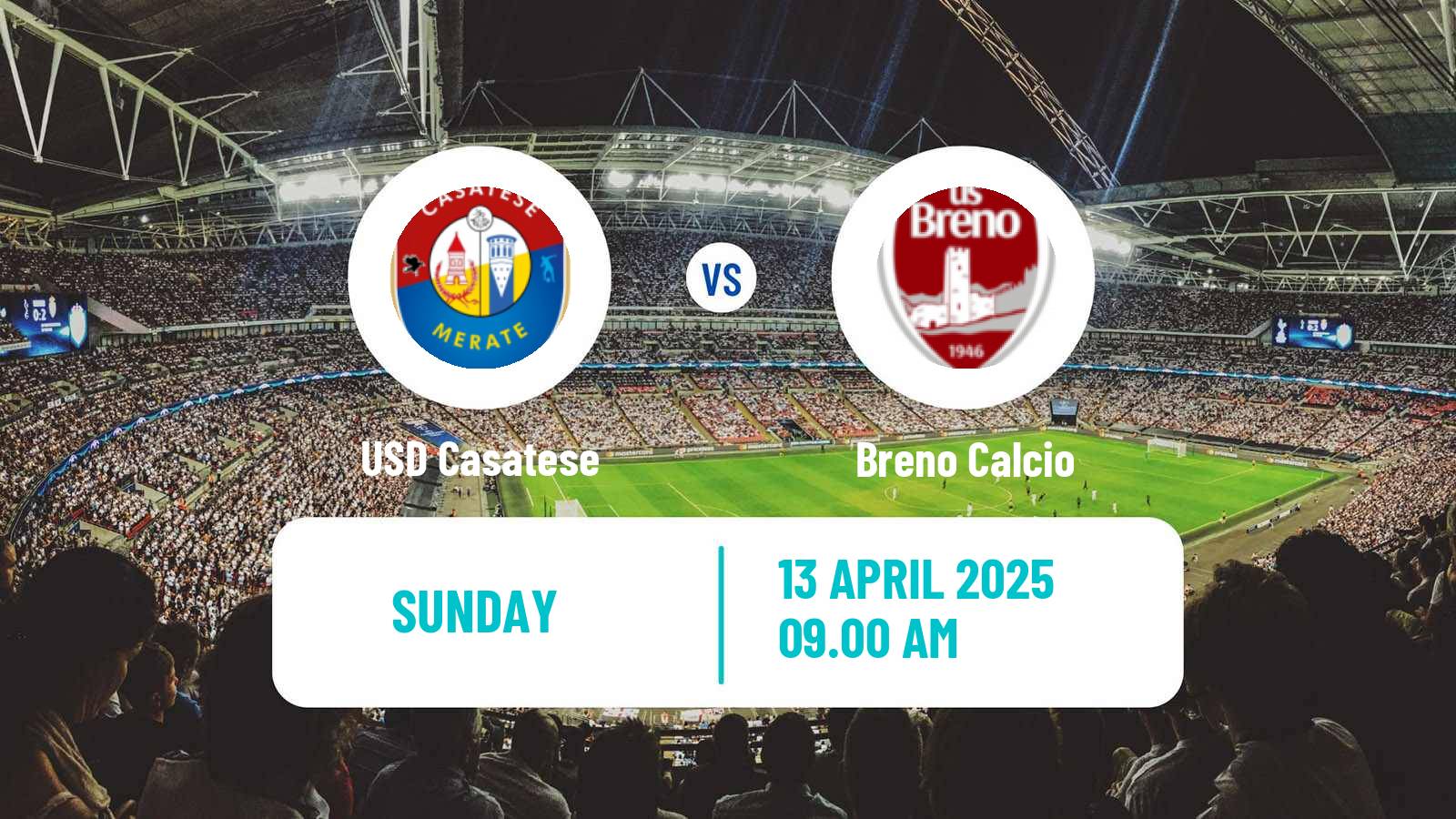 Soccer Italian Serie D - Group B Casatese - Breno
