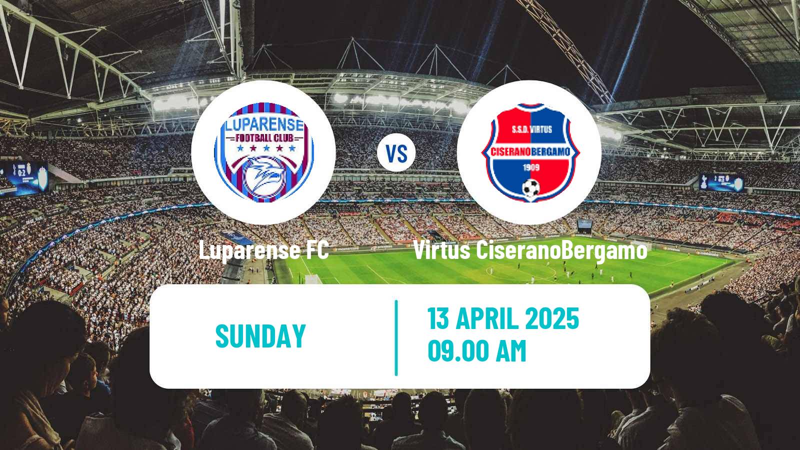 Soccer Italian Serie D - Group C Luparense - Virtus CiseranoBergamo