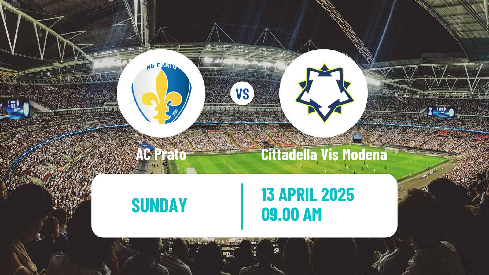 Soccer Italian Serie D - Group D Prato - Cittadella Vis Modena