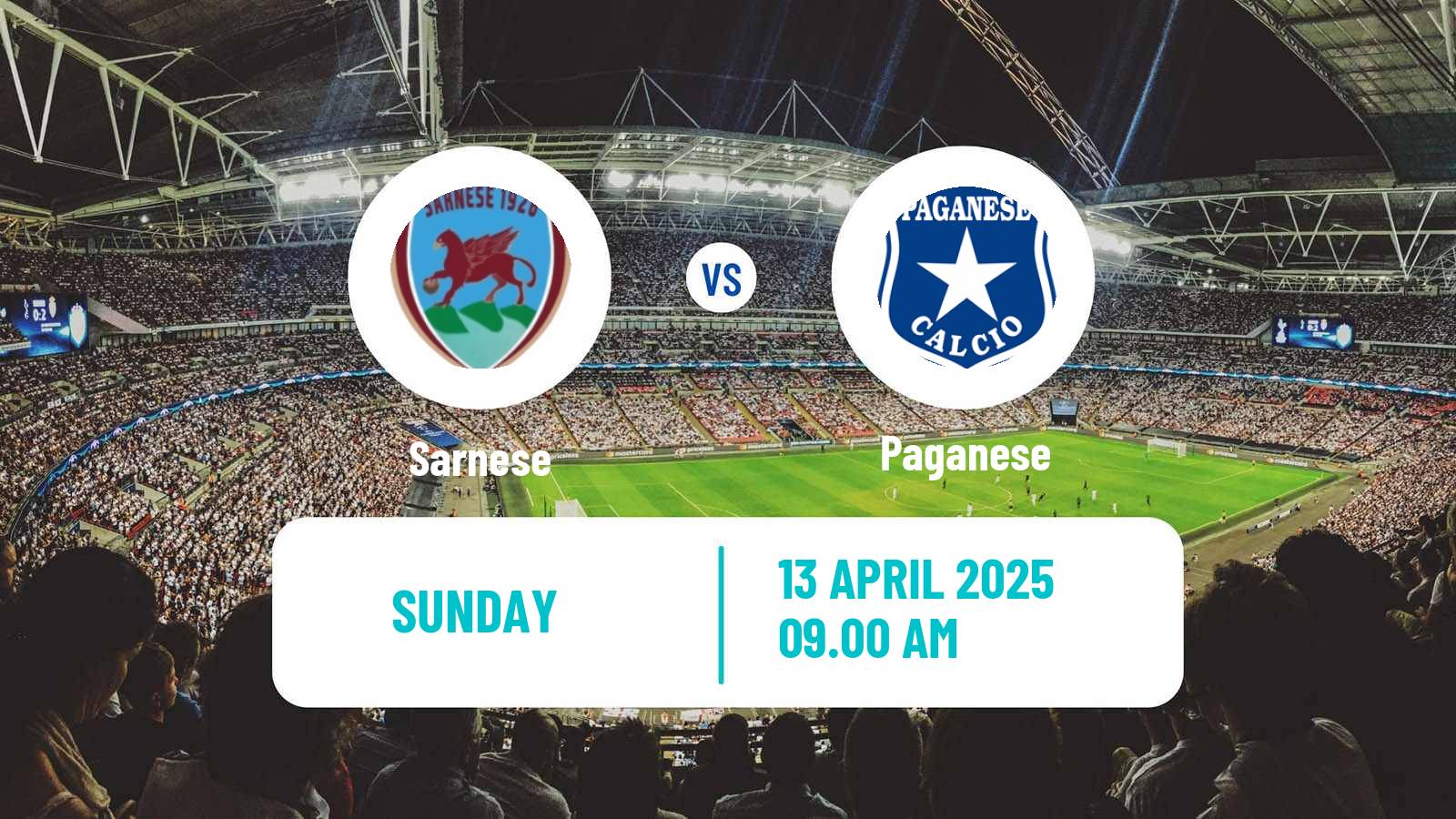 Soccer Italian Serie D - Group G Sarnese - Paganese