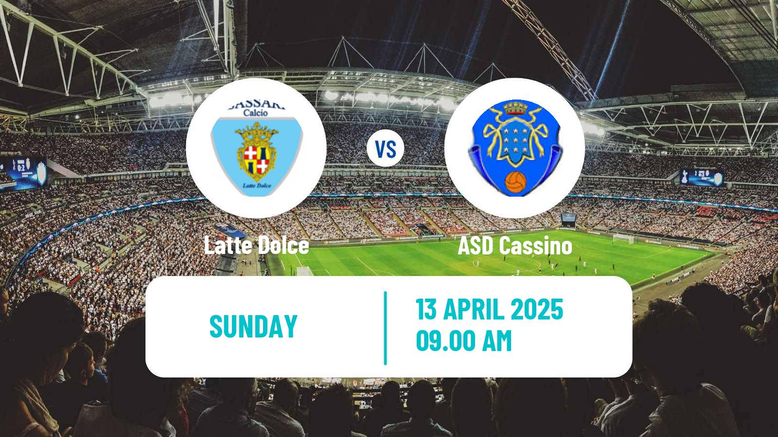 Soccer Italian Serie D - Group G Latte Dolce - Cassino