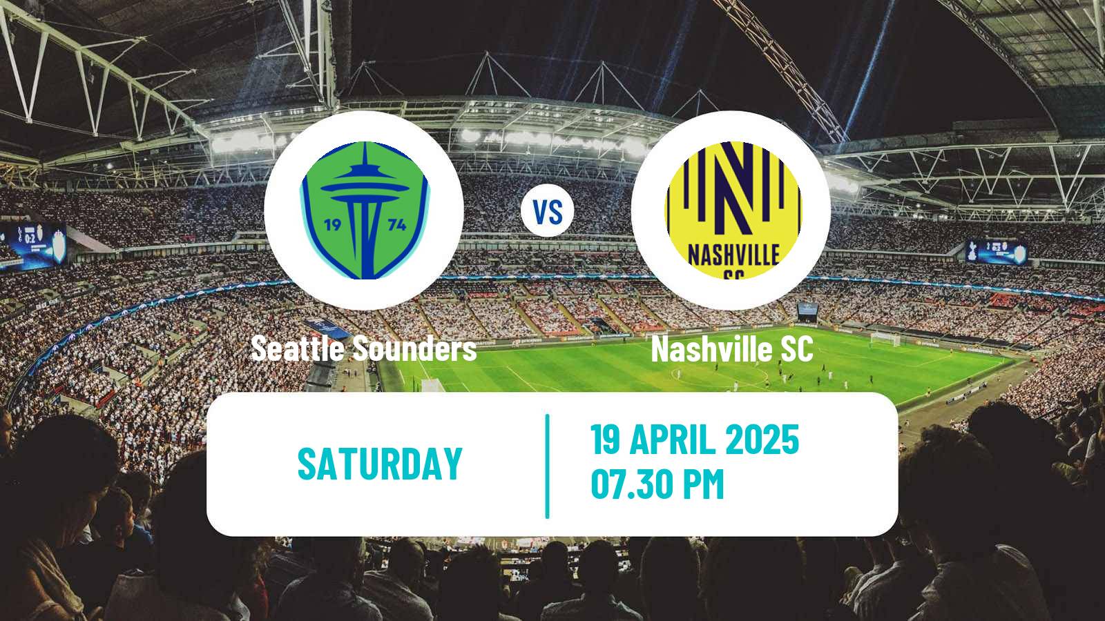 Soccer MLS Seattle Sounders - Nashville SC