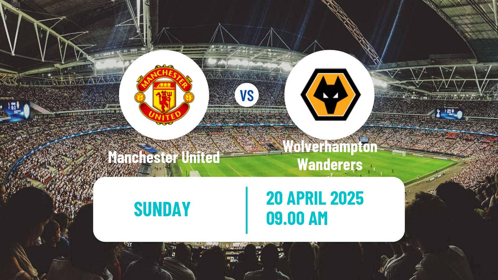 Soccer English Premier League Manchester United - Wolverhampton Wanderers