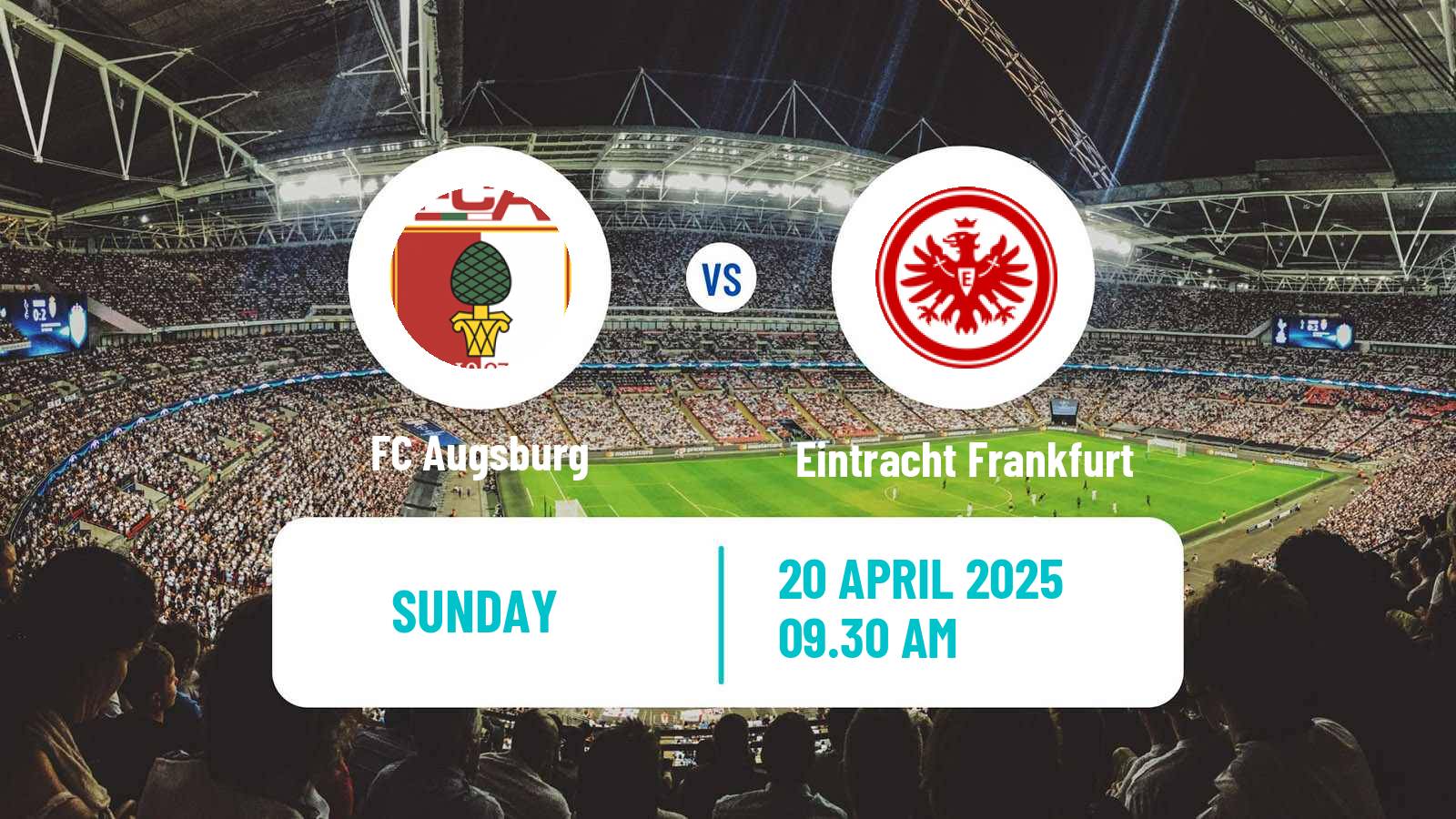 Soccer German Bundesliga Augsburg - Eintracht Frankfurt