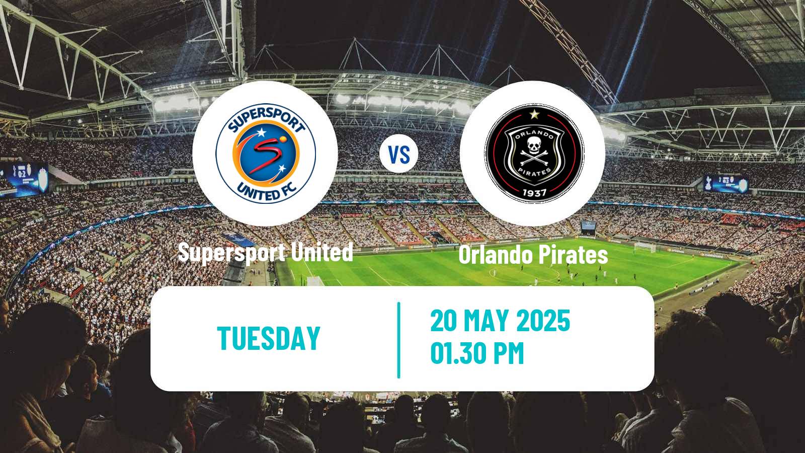 Football South African Premier Soccer League Supersport United - Orlando Pirates