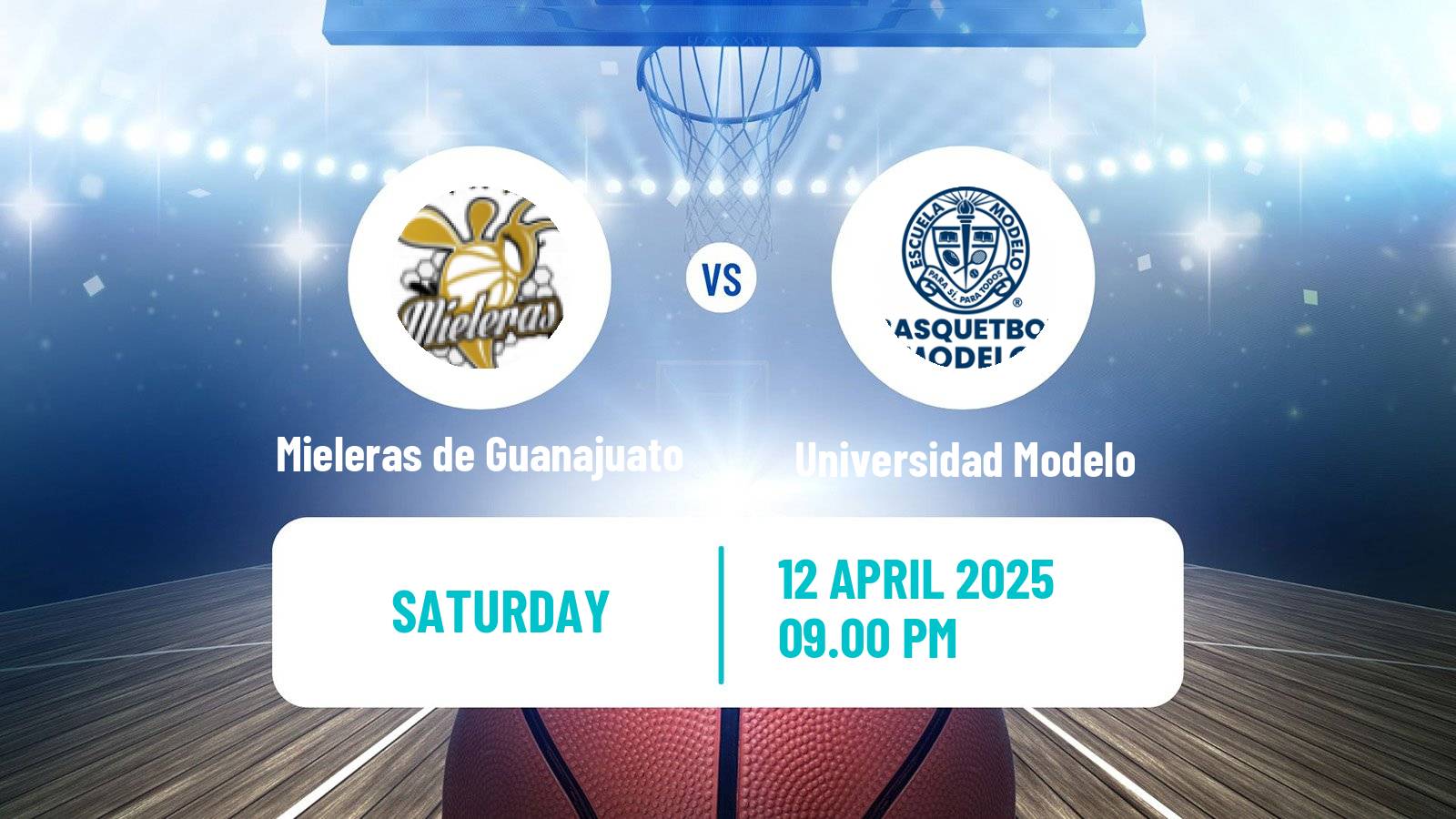 Basketball Mexican LMBPF Women Mieleras de Guanajuato - Universidad Modelo