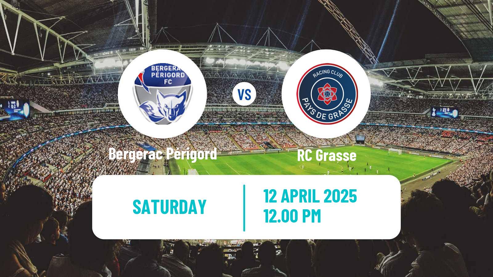 Soccer French National 2 - Group A Bergerac Périgord - Grasse