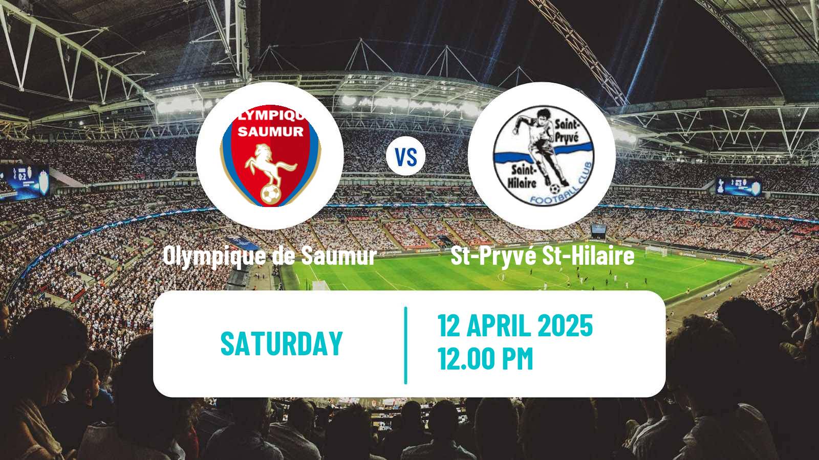 Soccer French National 2 - Group B Olympique de Saumur - St-Pryvé St-Hilaire