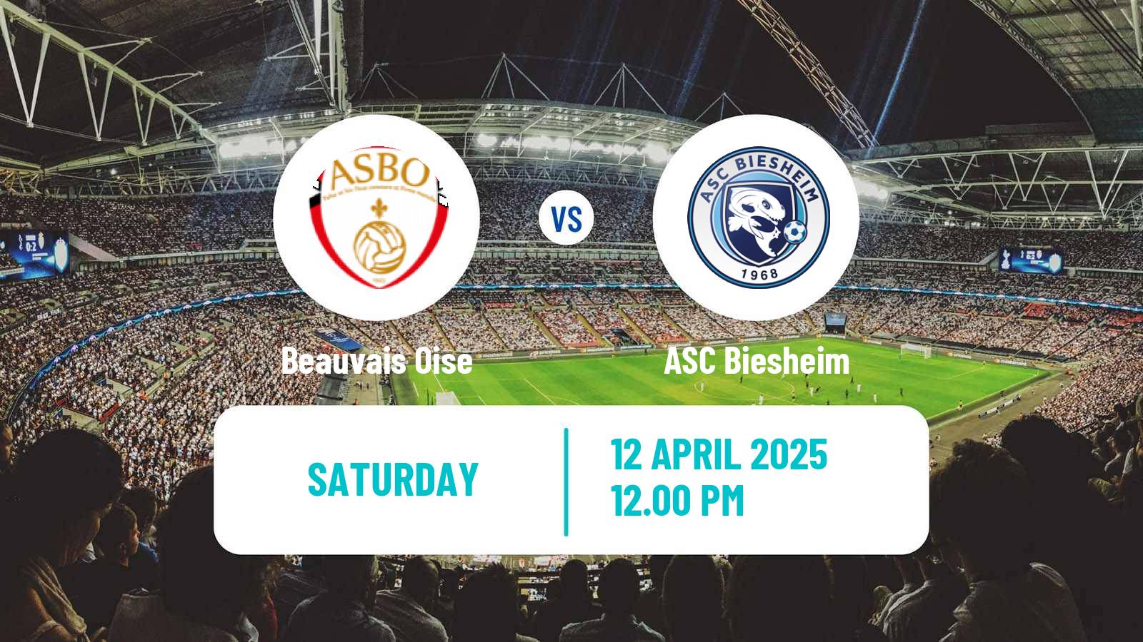 Soccer French National 2 - Group C Beauvais Oise - Biesheim