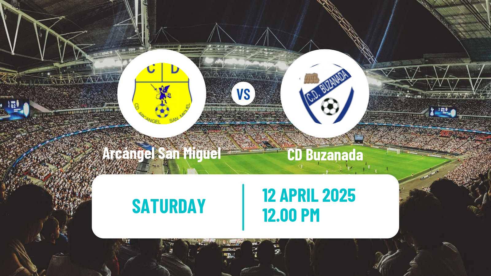 Soccer Spanish Tercera RFEF - Group 12 Arcángel San Miguel - Buzanada