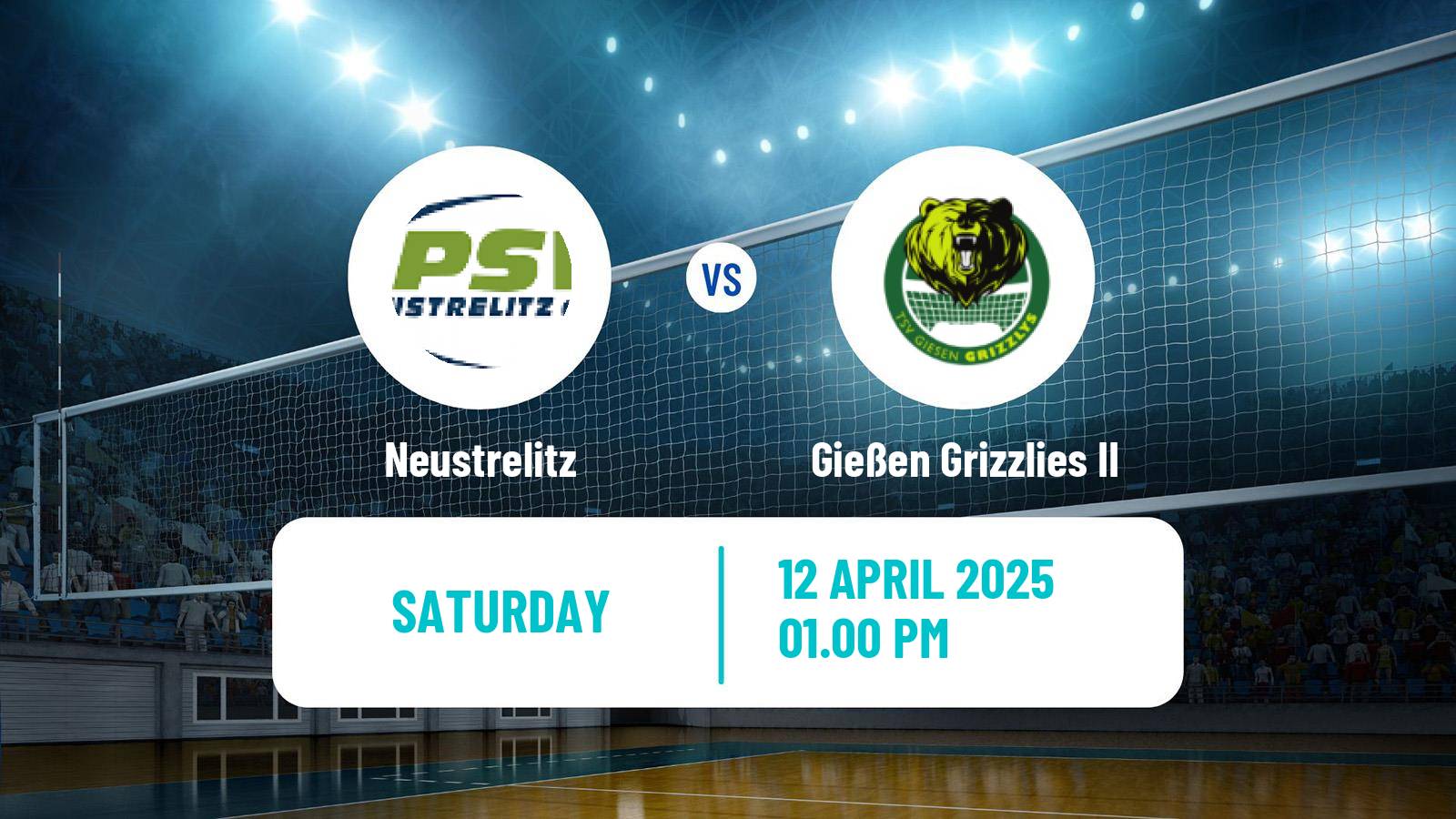 Volleyball German 2 Bundesliga North Volleyball Neustrelitz - Gießen Grizzlies II
