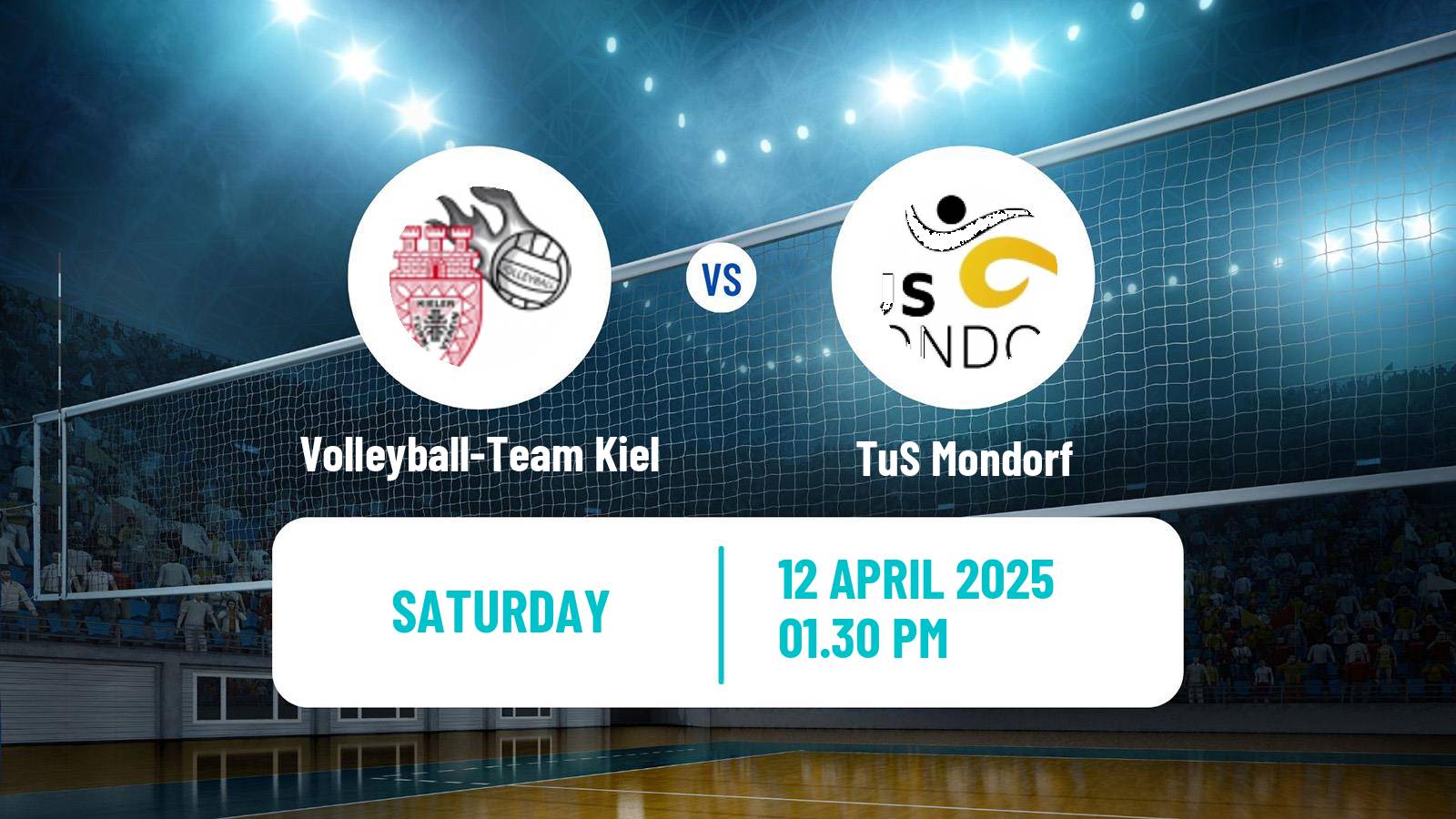Volleyball German 2 Bundesliga North Volleyball Volleyball-Team Kiel - Mondorf