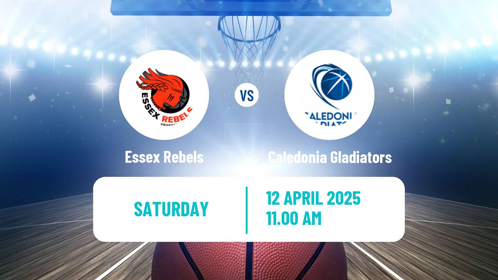 Basketball British WBBL Essex Rebels - Caledonia Gladiators