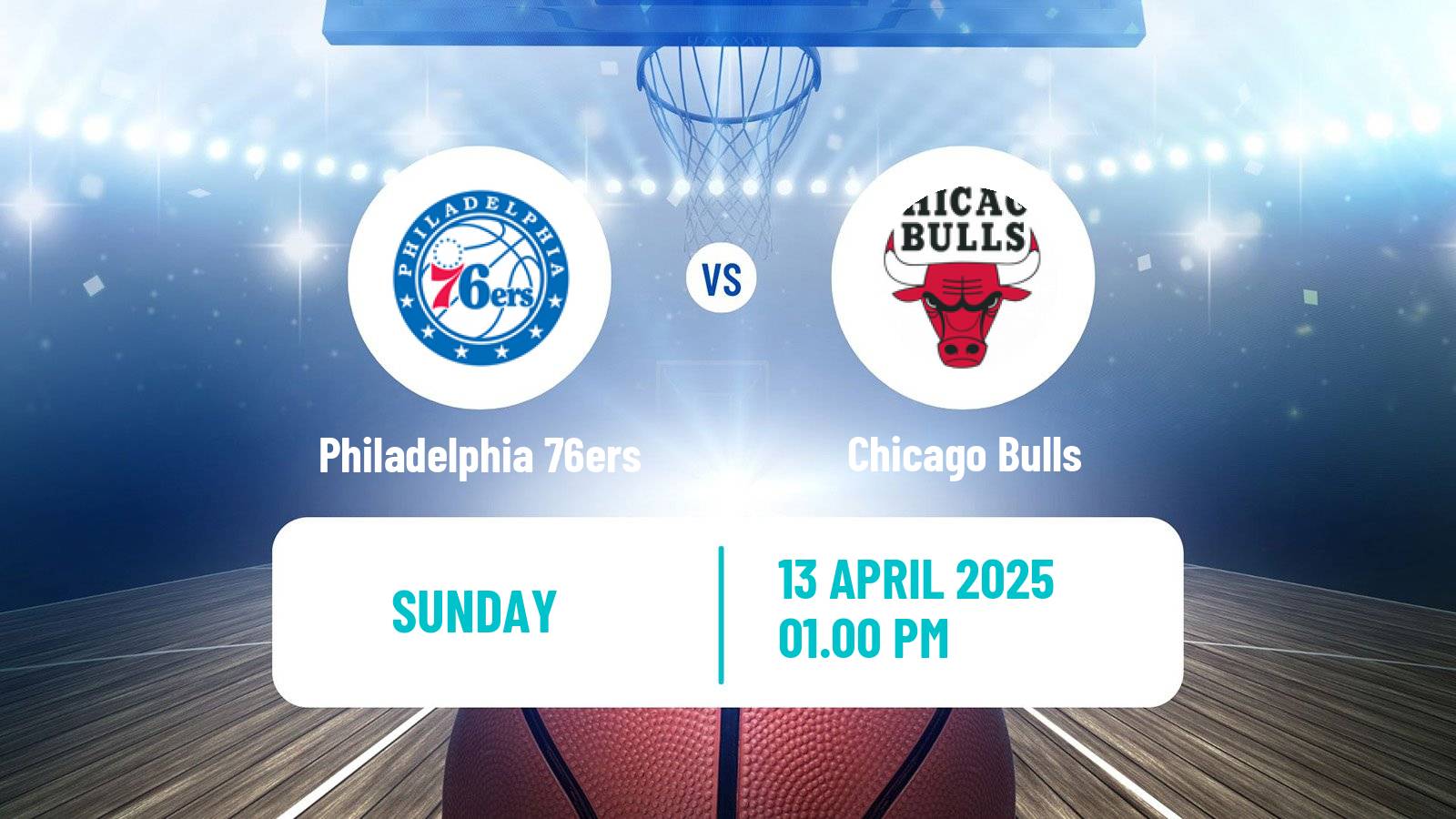 Basketball NBA Philadelphia 76ers - Chicago Bulls