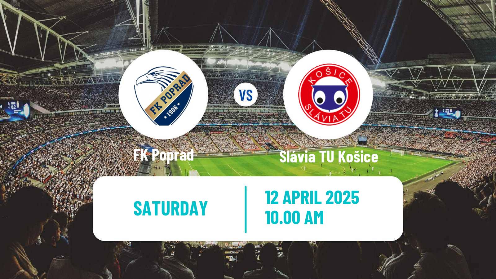 Soccer Slovak 3 Liga East Poprad - Slávia TU Košice