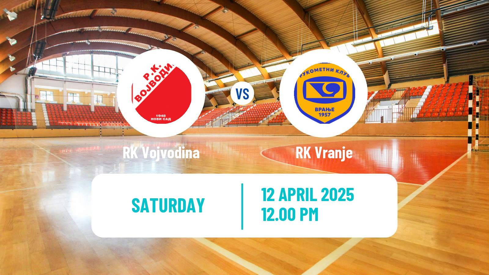 Handball Serbian Superliga Handball RK Vojvodina - Vranje