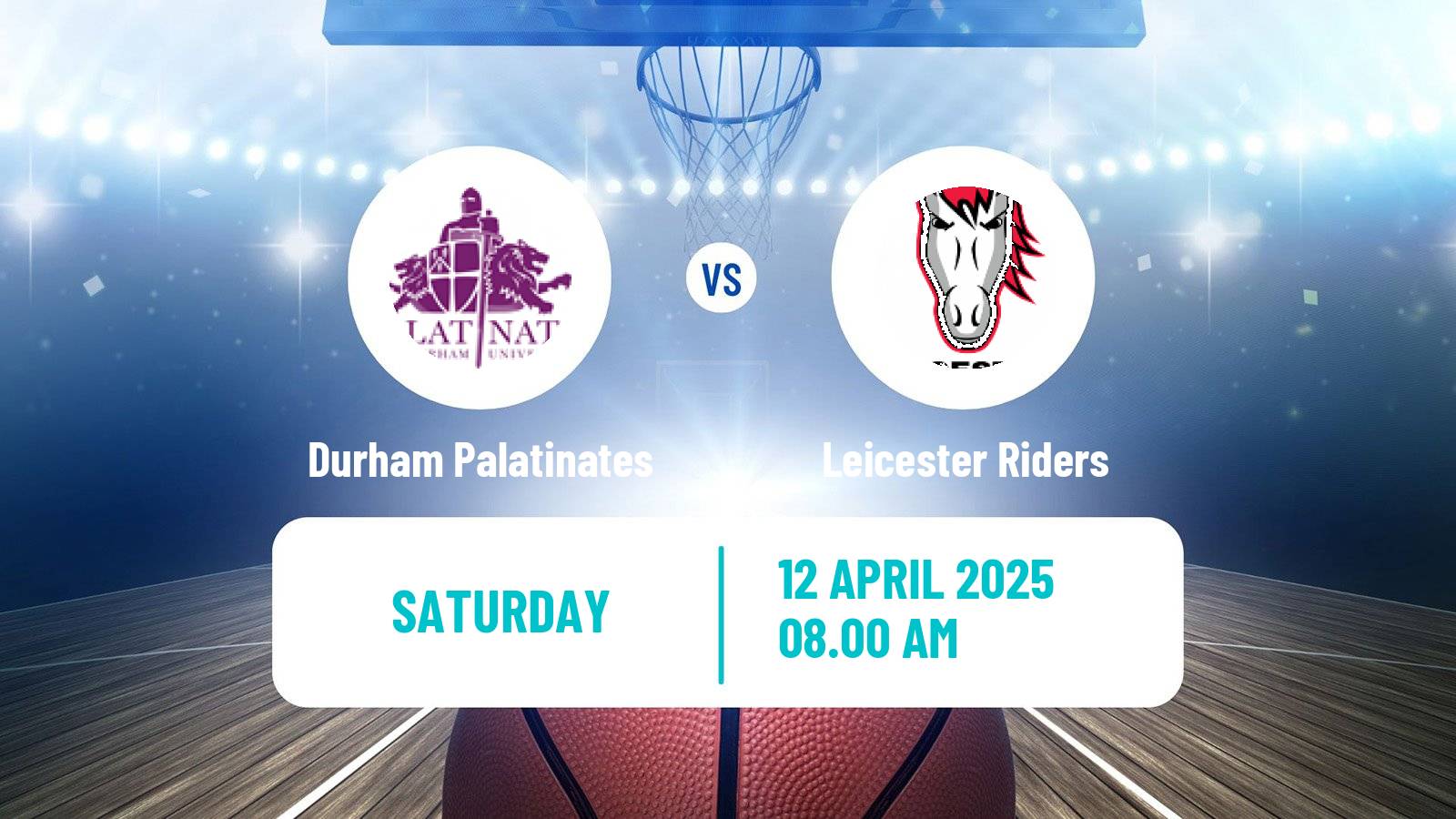 Basketball British WBBL Durham Palatinates - Leicester Riders