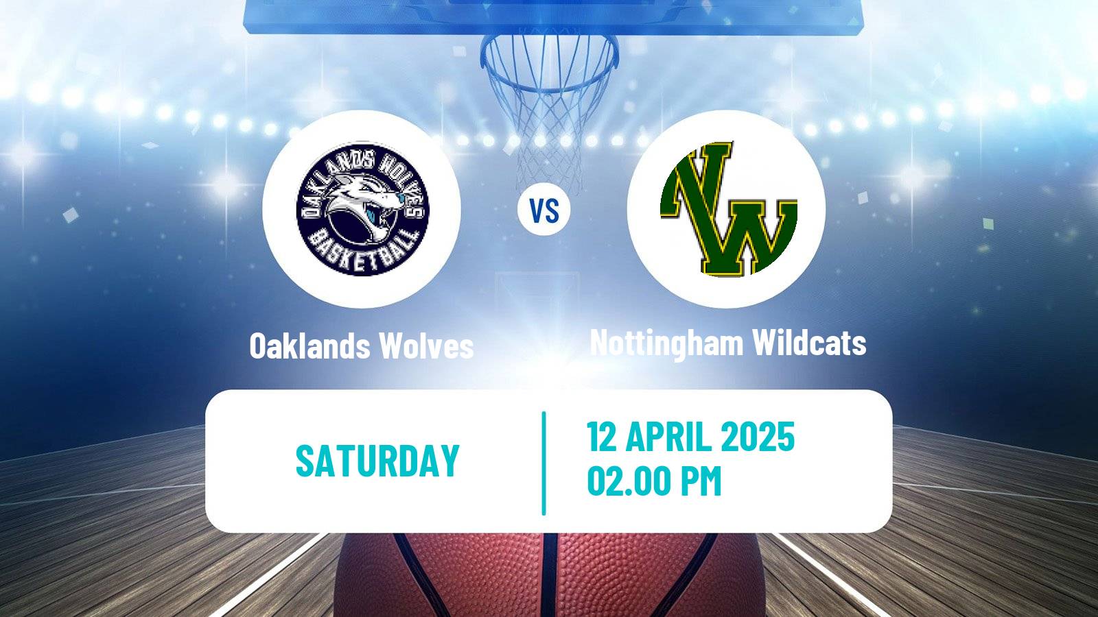 Basketball British WBBL Oaklands Wolves - Nottingham Wildcats