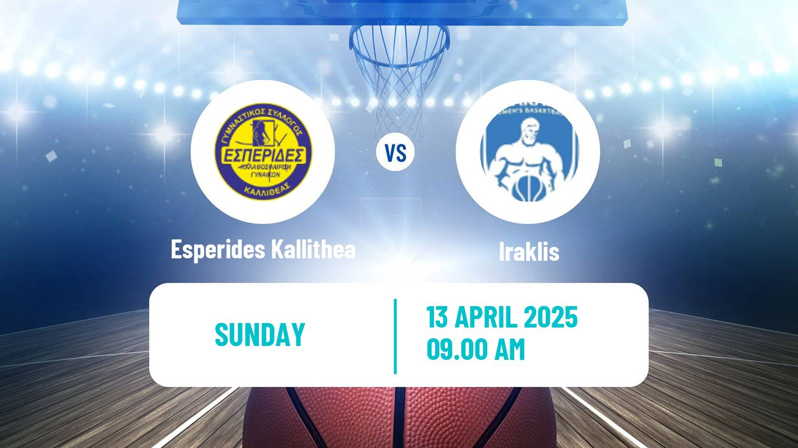 Basketball Greek Basket League A1 Women Esperides Kallithea - Iraklis