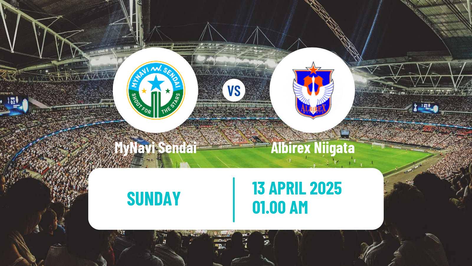 Soccer Japan WE League Women MyNavi Sendai - Albirex Niigata