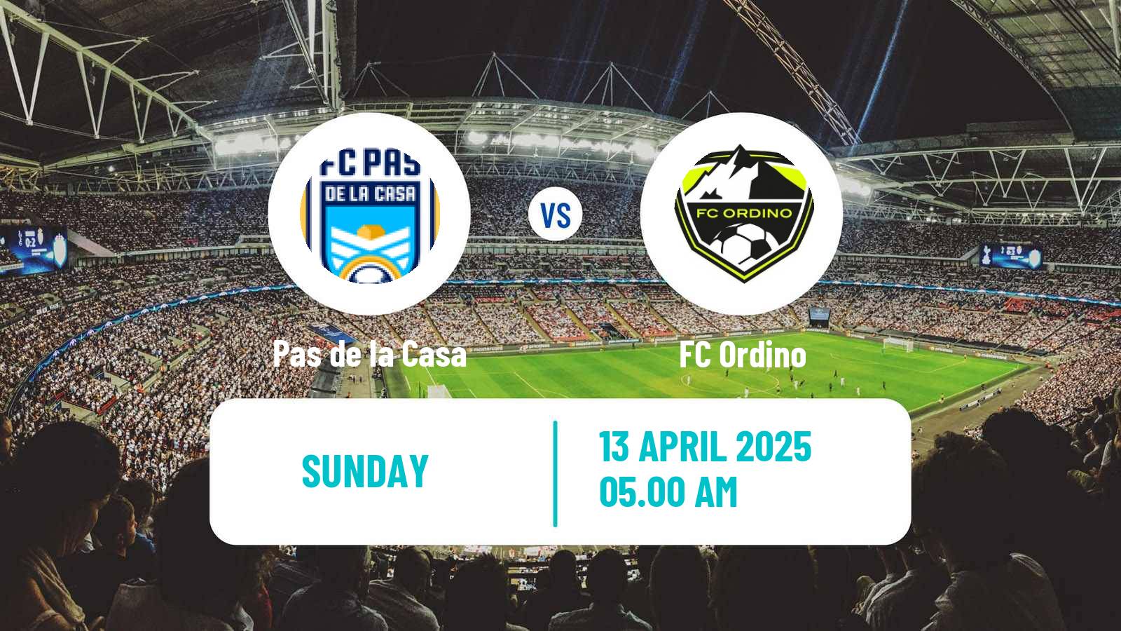 Soccer Andorra Primera Divisio Pas de la Casa - Ordino