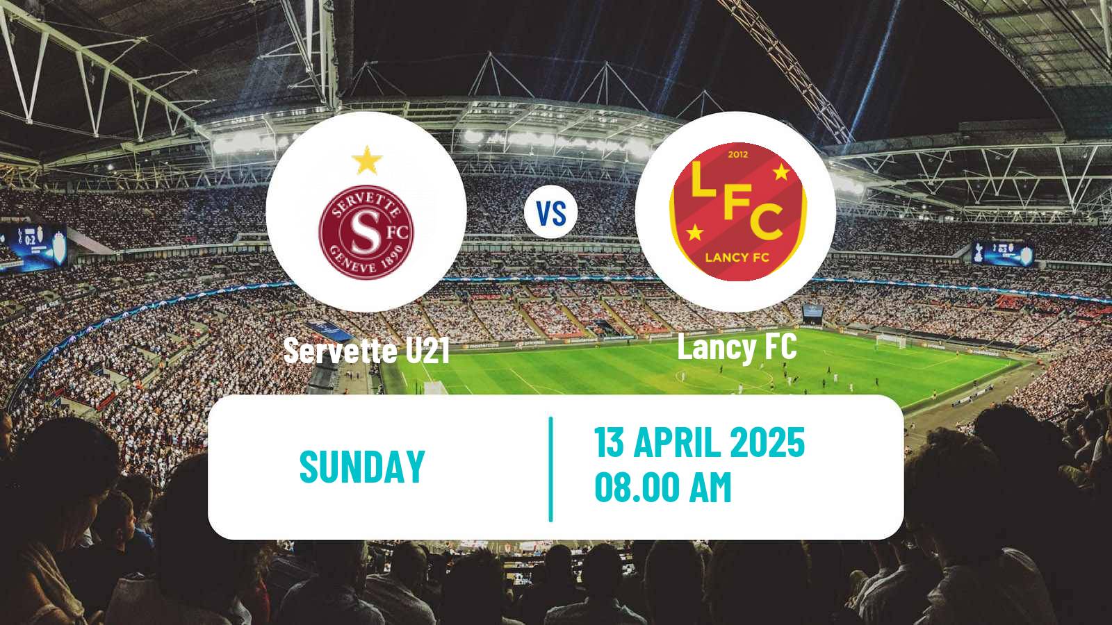 Football Swiss 1 Liga Classic Group 1 Servette U21 - Lancy