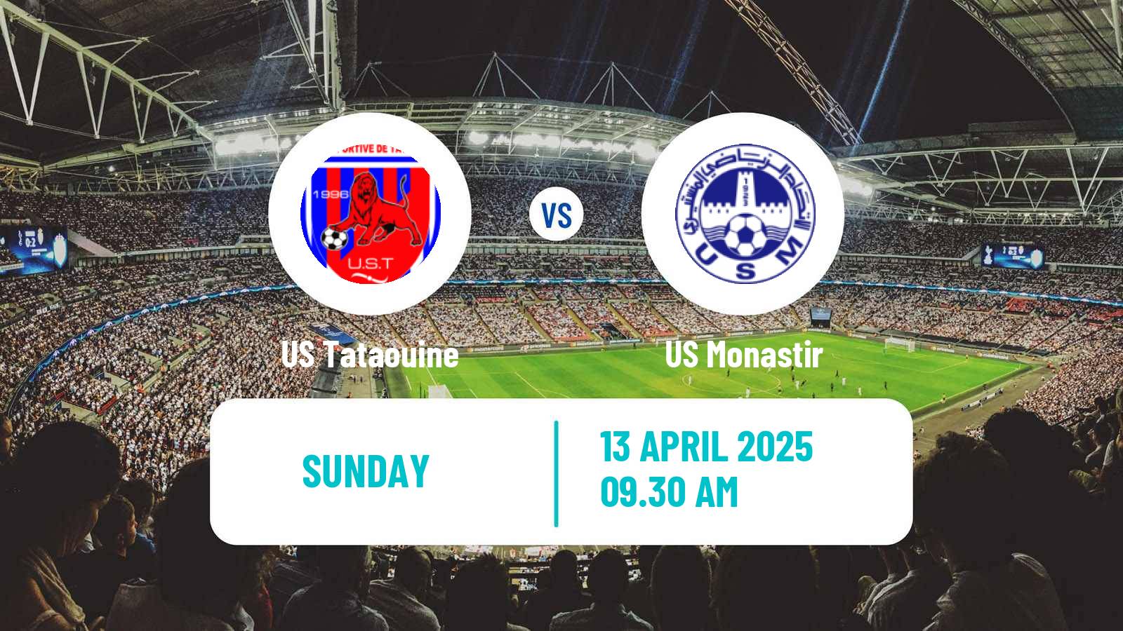 Soccer Tunisian Ligue Professionnelle 1 Tataouine - Monastir