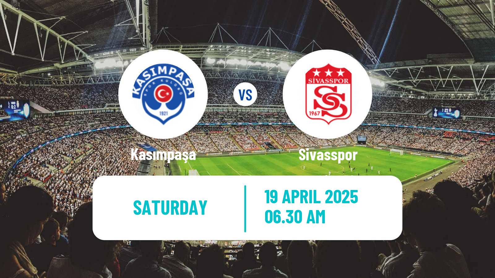 Soccer Turkish Super League Kasımpaşa - Sivasspor
