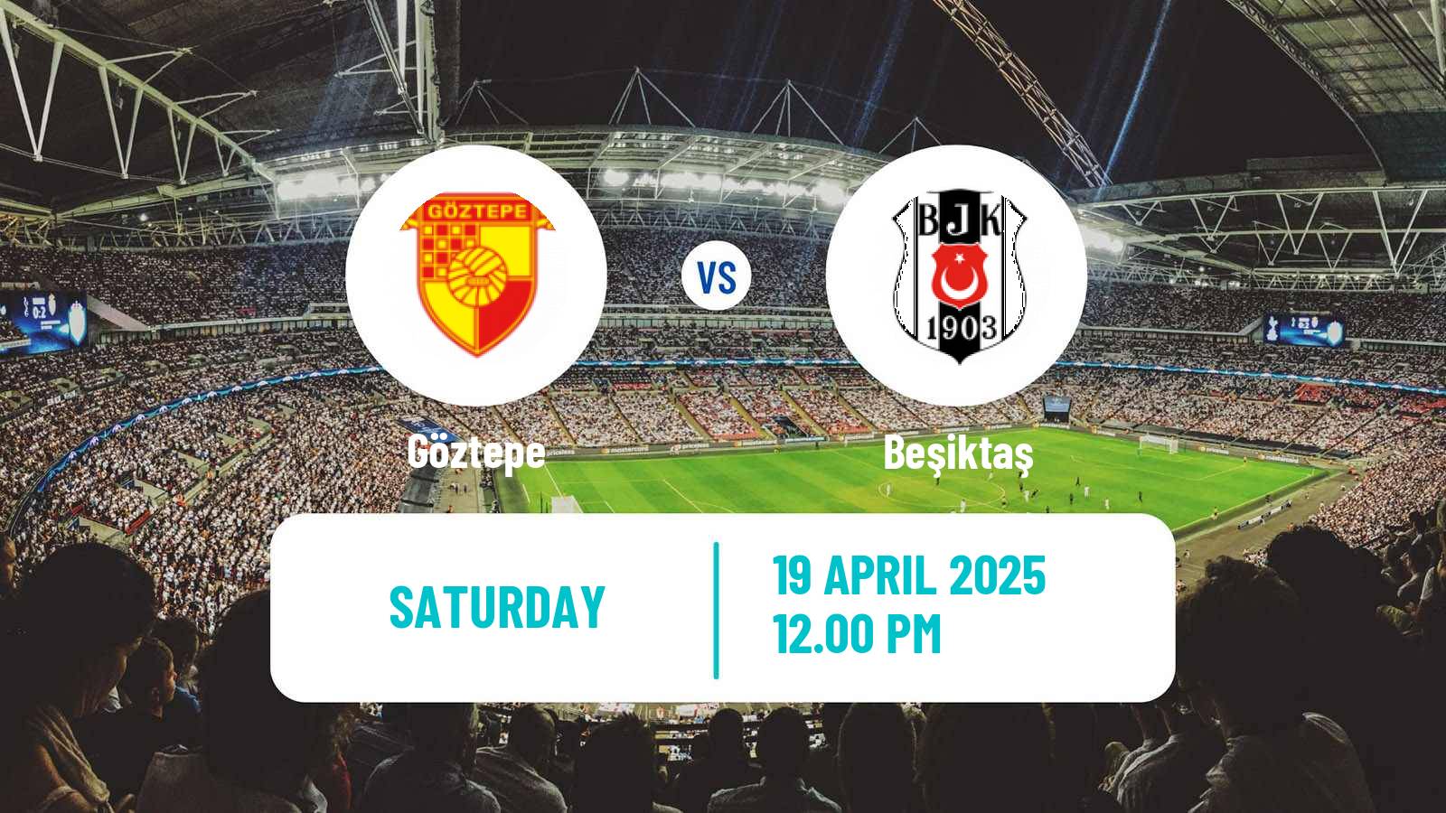 Soccer Turkish Super League Göztepe - Beşiktaş