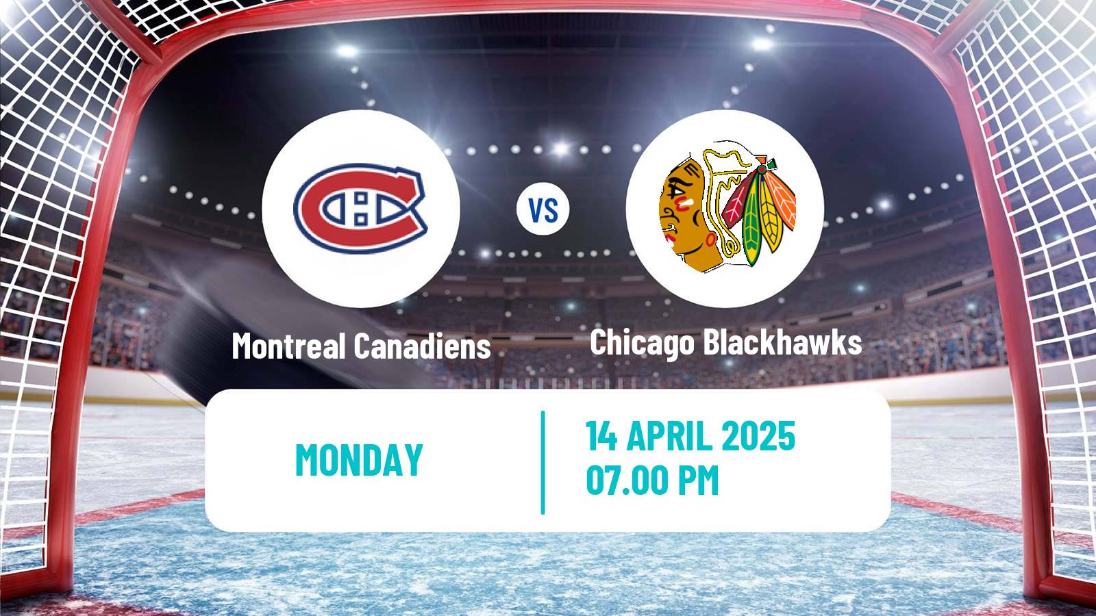 Hockey NHL Montreal Canadiens - Chicago Blackhawks