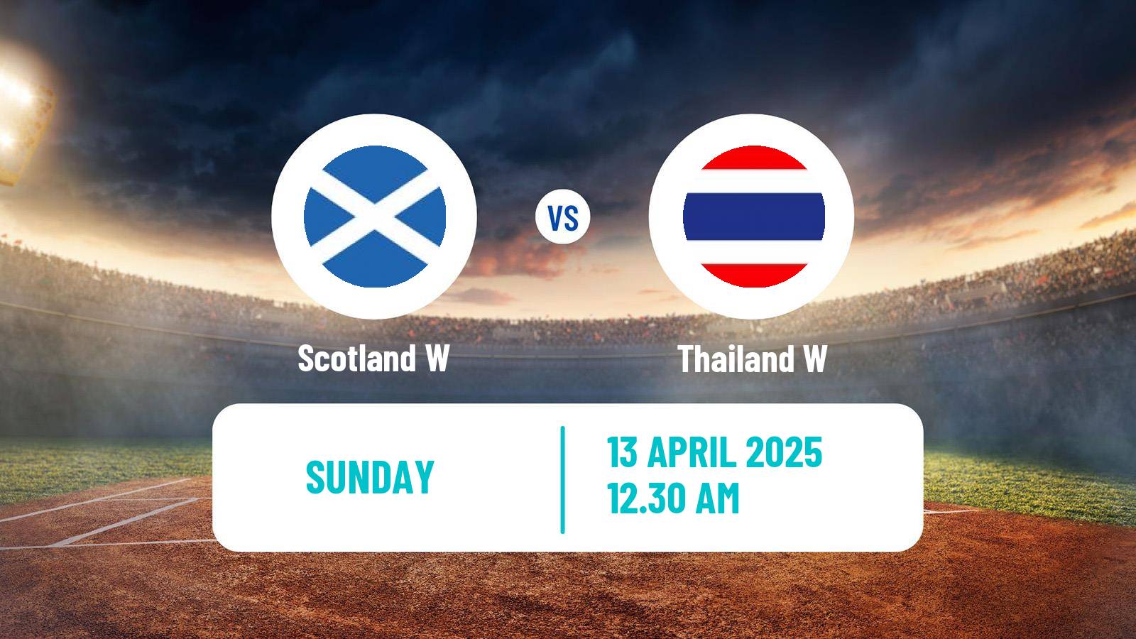 Cricket ICC World Cup Women Scotland W - Thailand W