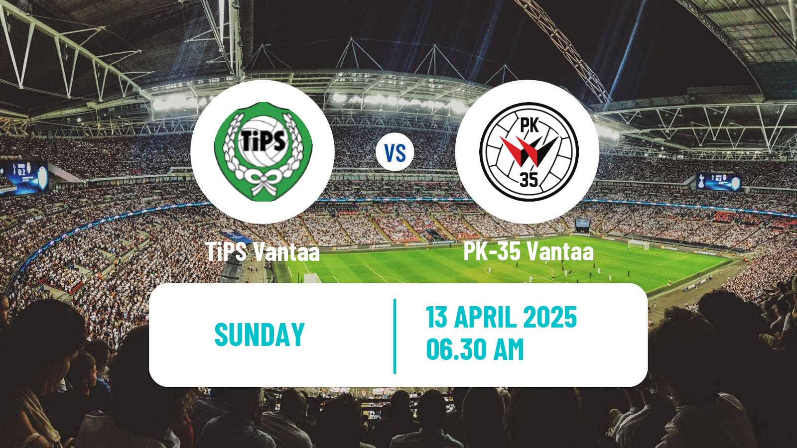 Soccer Finnish Cup TiPS Vantaa - PK-35 Vantaa
