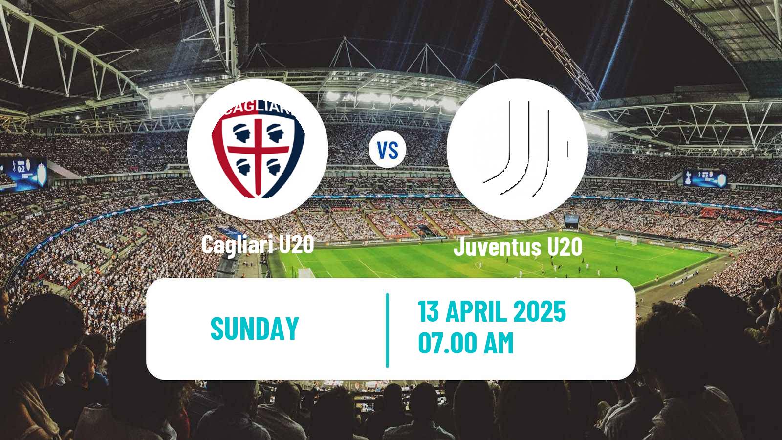 Soccer Italian Primavera 1 Cagliari U20 - Juventus U20