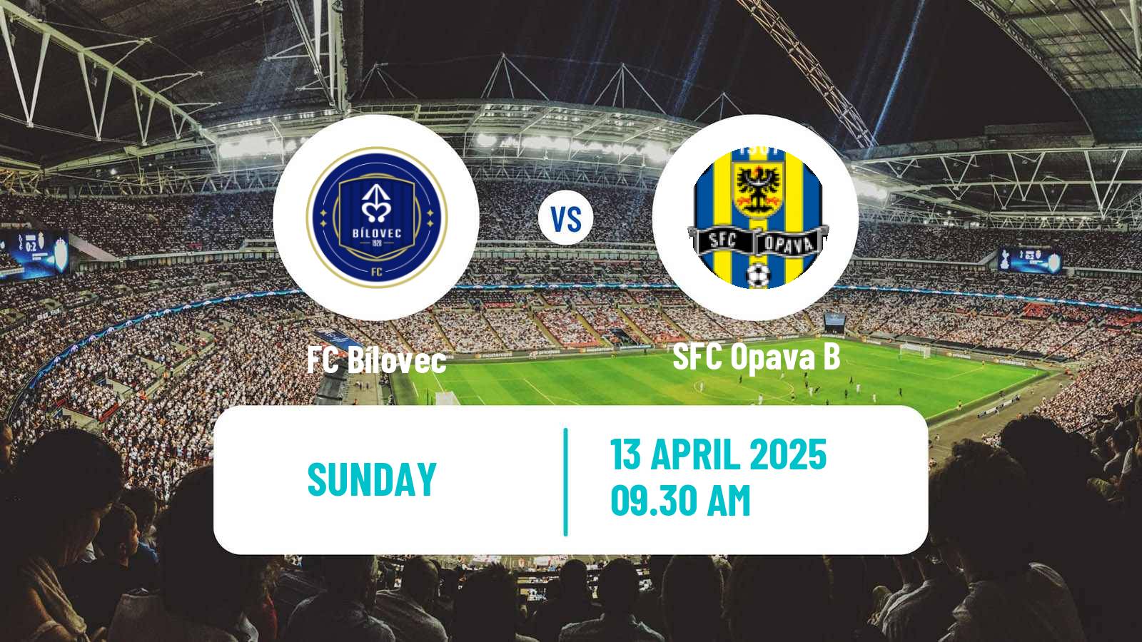 Football Czech Division F Bílovec - Opava B