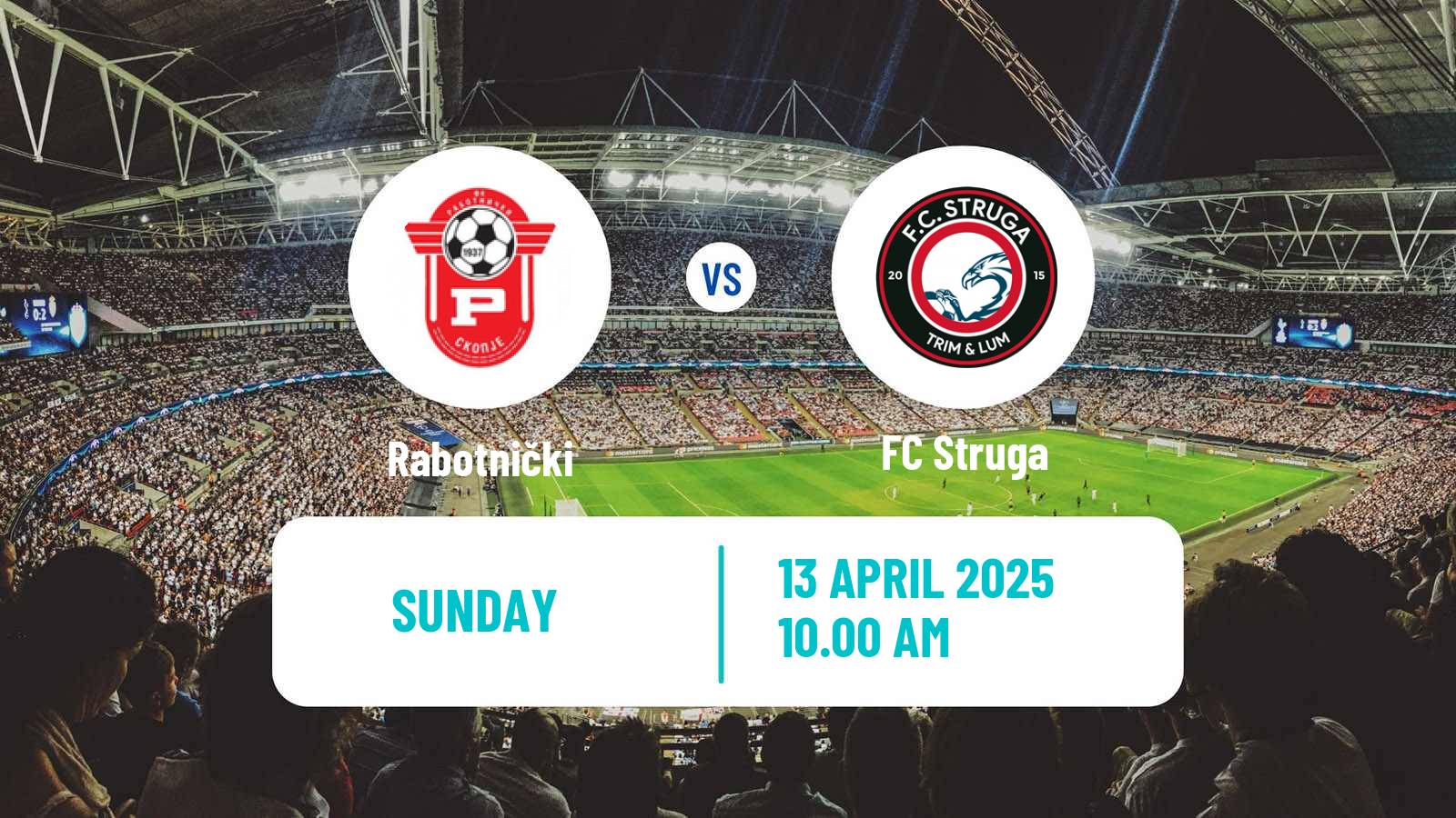 Soccer North Macedonian 1 MFL Rabotnički - Struga