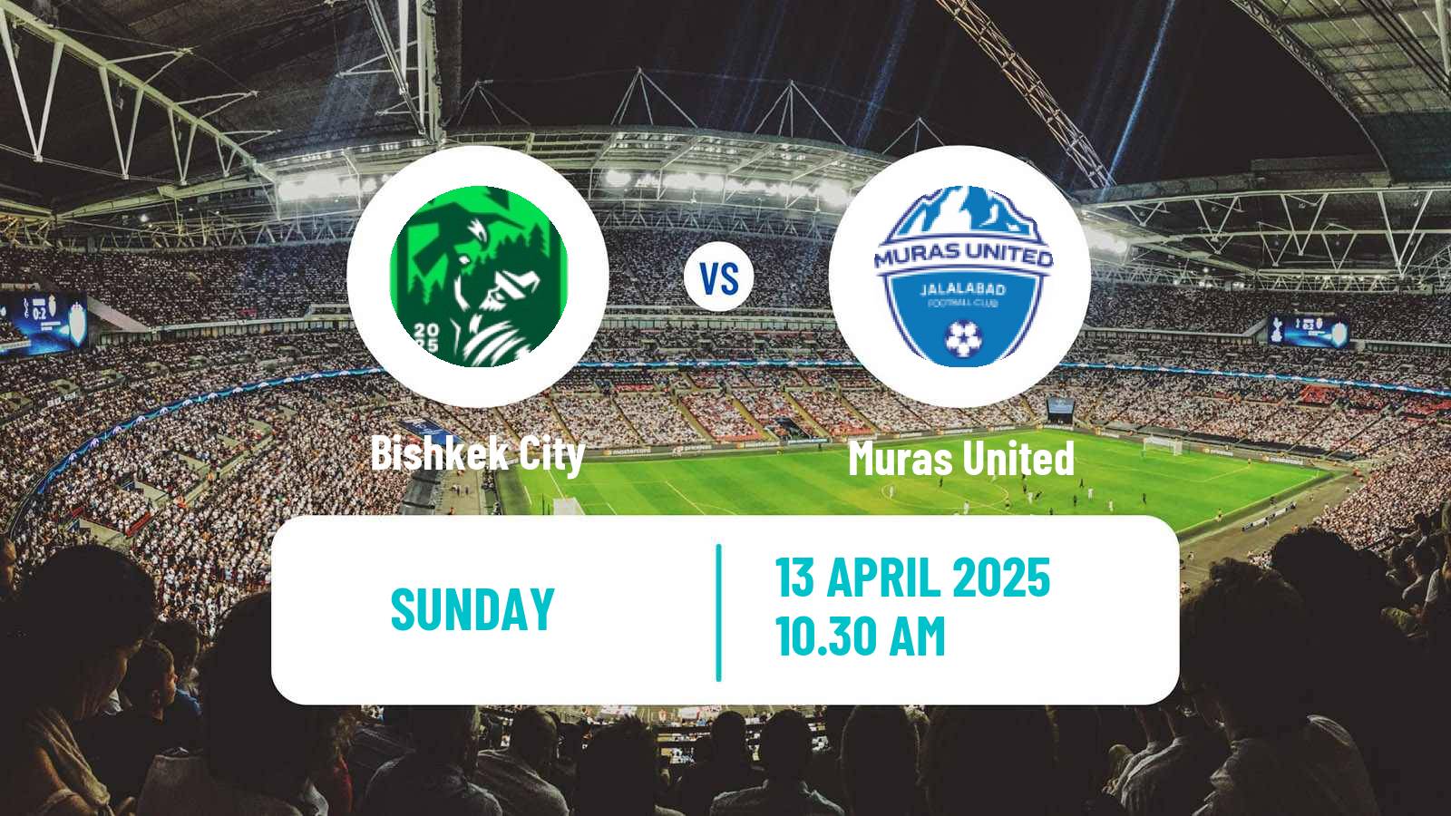 Soccer Kyrgyzstan Premier Liga Bishkek City - Muras United