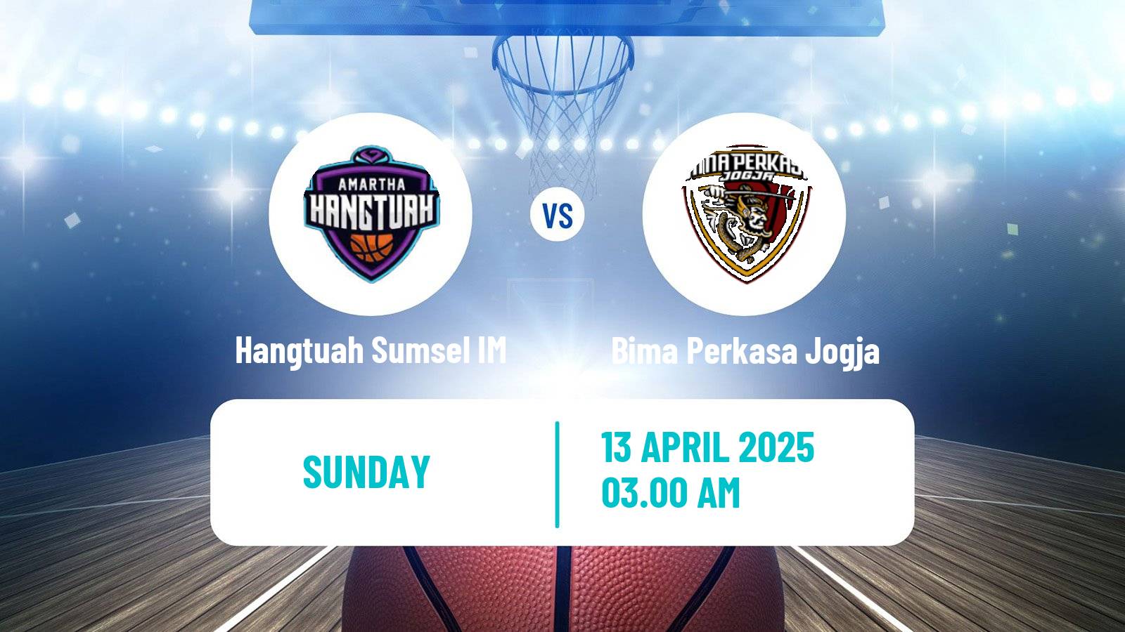 Basketball Indonesian IBL Hangtuah Sumsel IM - Bima Perkasa Jogja
