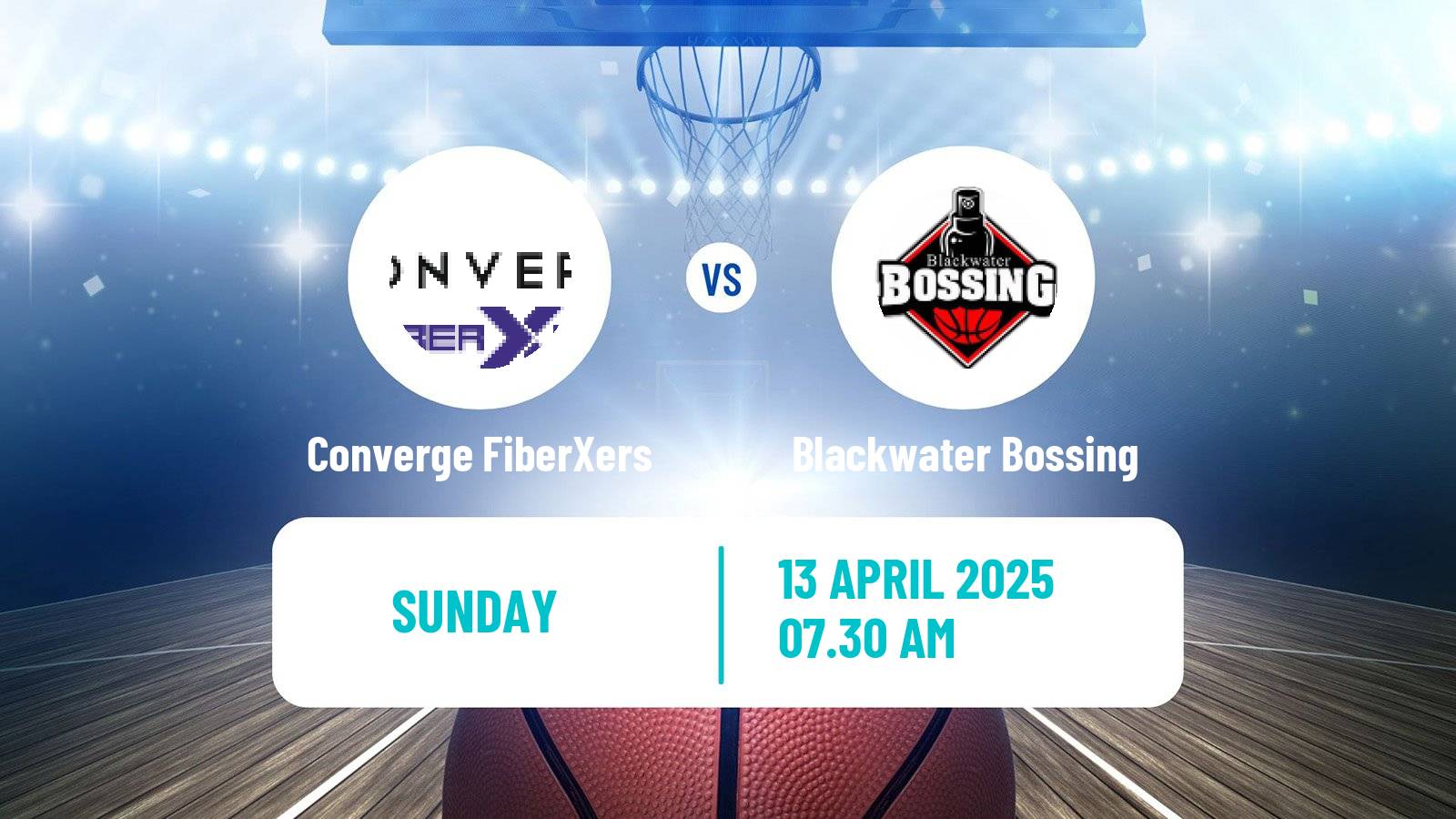 Basketball Philippines Cup Converge FiberXers - Blackwater Bossing