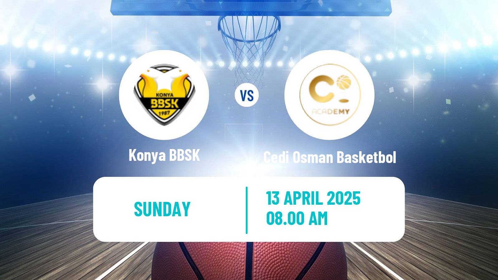 Basketball Turkish TBL Konya BBSK - Cedi Osman Basketbol