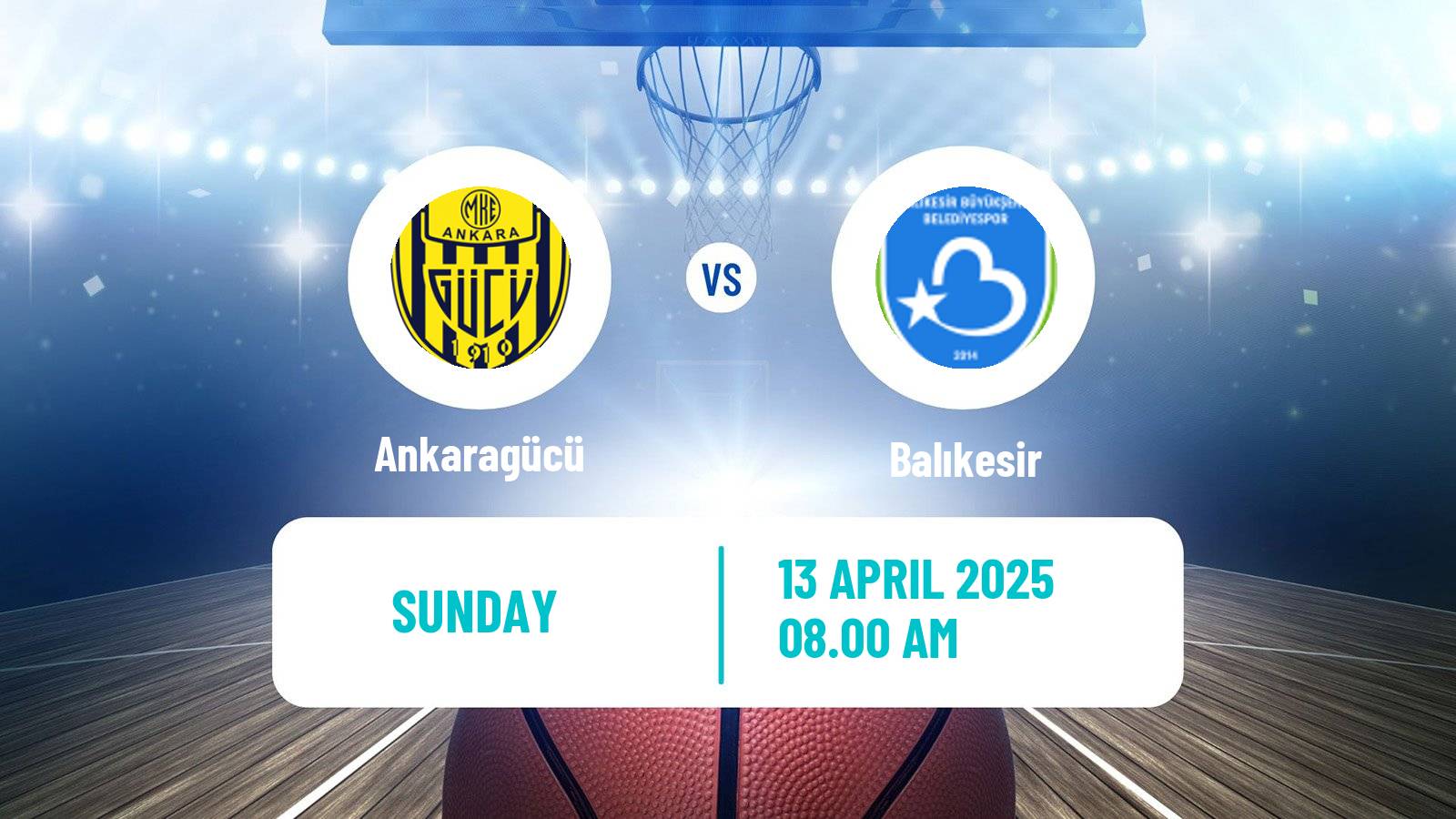 Basketball Turkish TBL Ankaragücü - Balıkesir