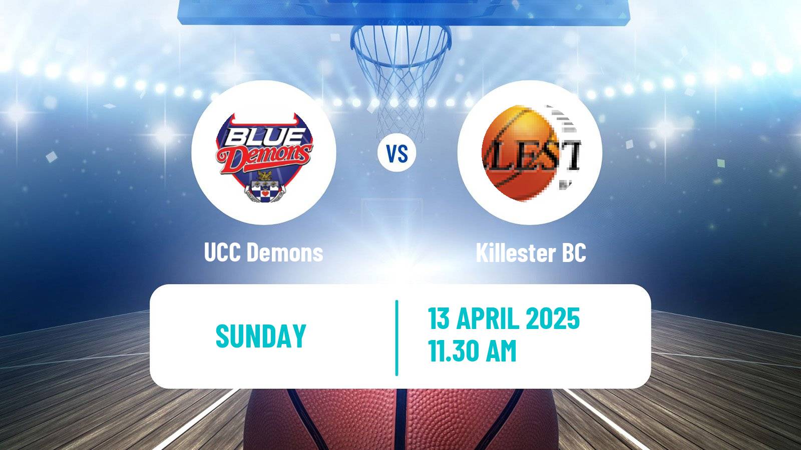 Basketball Irish SuperLeague Basketball UCC Demons - Killester
