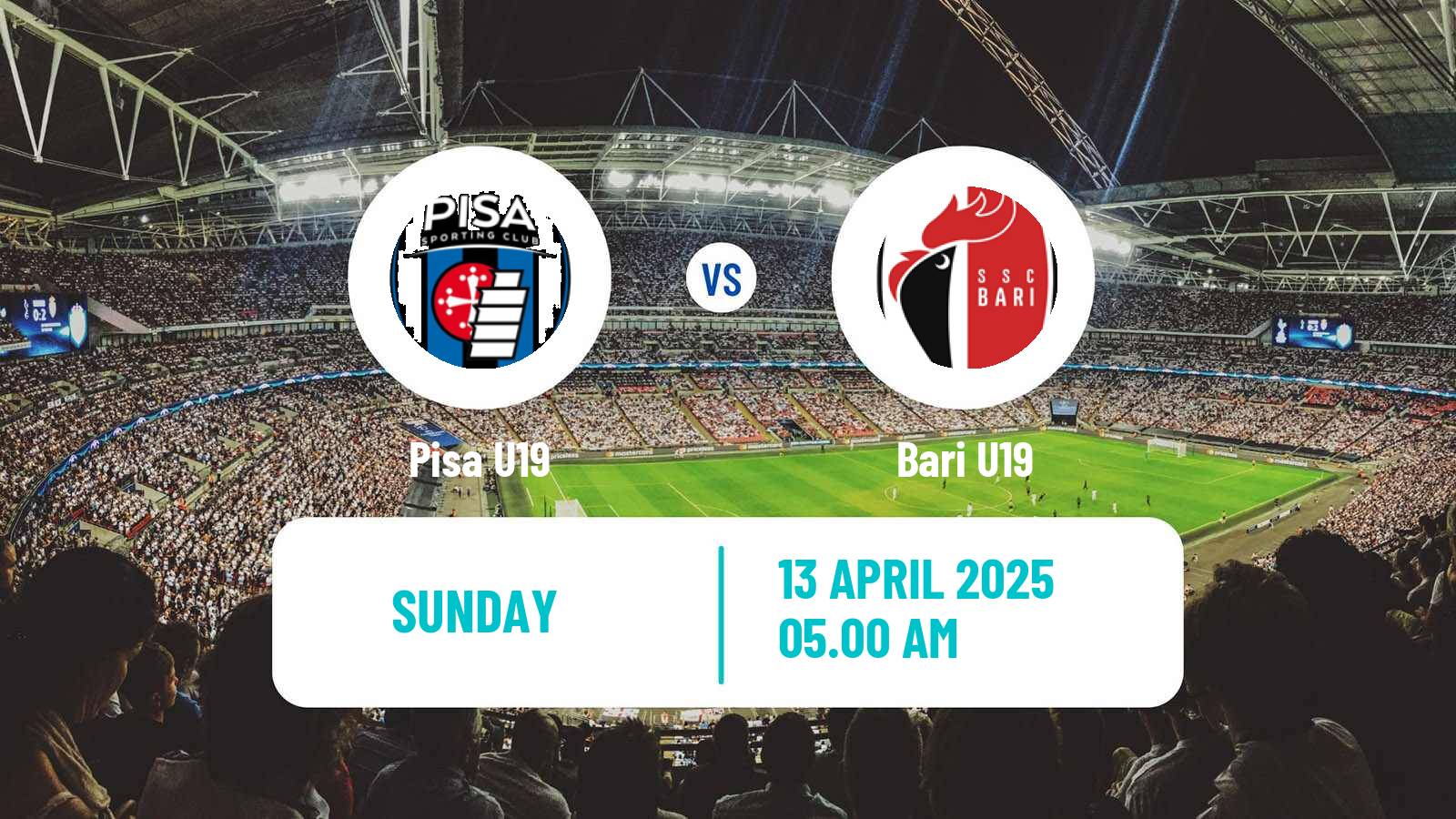 Football Italian Primavera 2 Pisa U19 - Bari U19