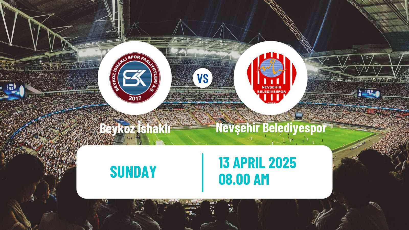 Soccer Turkish 3 Lig Group 2 Beykoz İshaklı - Nevşehir Belediyespor