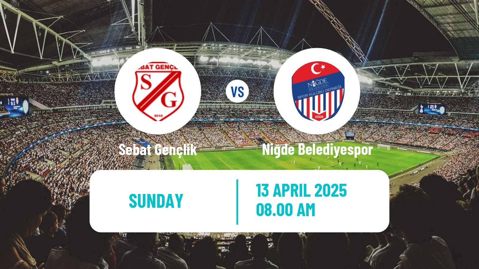 Soccer Turkish 3 Lig Group 4 Sebat Gençlik - Niğde Belediyespor