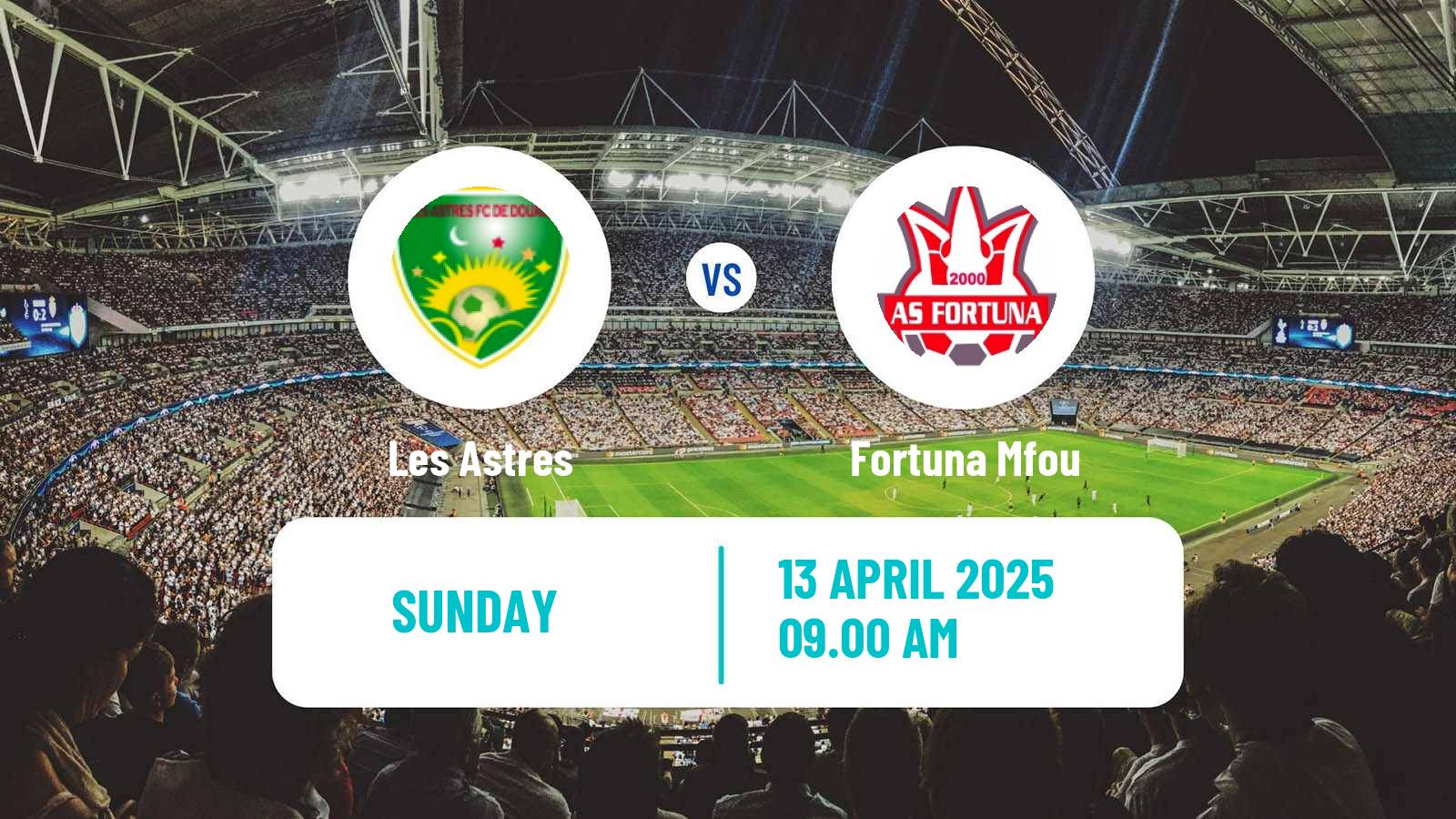 Soccer Cameroon Elite One Les Astres - Fortuna Mfou