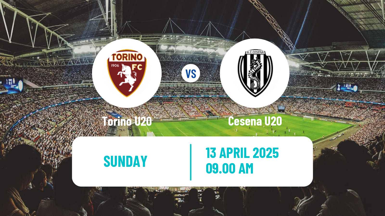 Soccer Italian Primavera 1 Torino U20 - Cesena U20