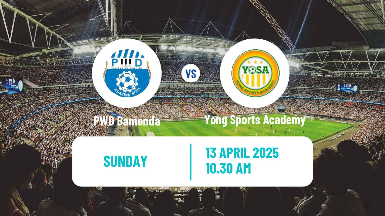 Soccer Cameroon Elite One Bamenda - Yong Sports Academy