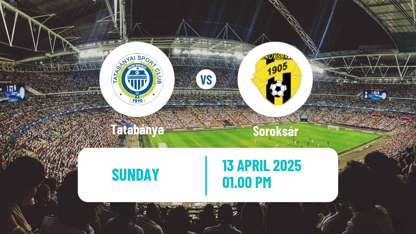 Soccer Hungarian NB II Tatabánya - Soroksár